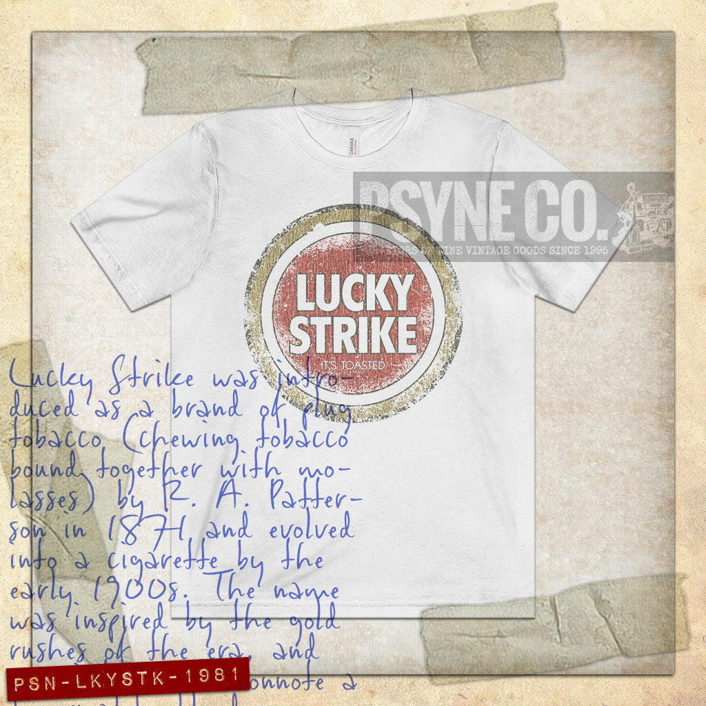Lucky Strike 1981 Vintage Men's T-Shirt