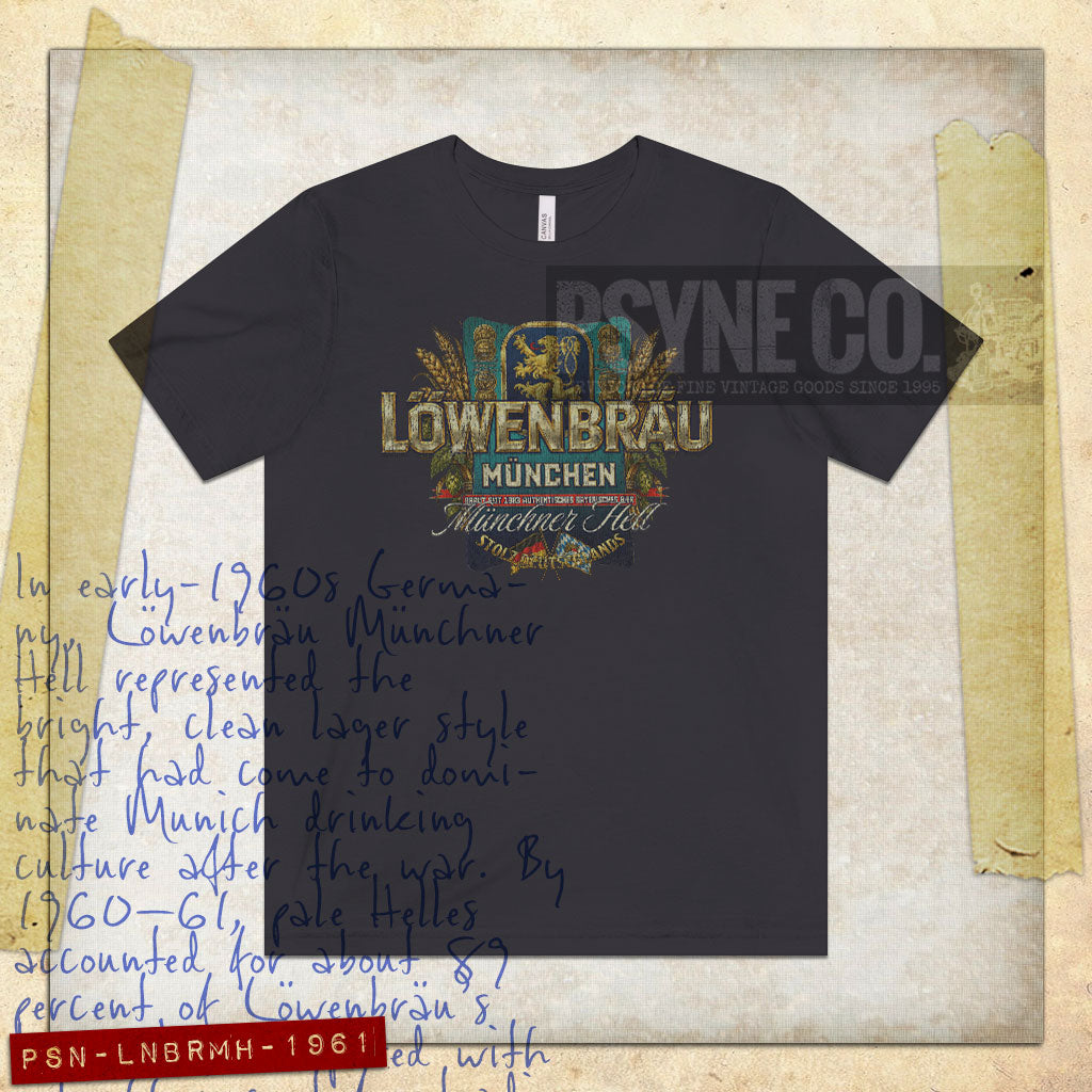 Löwenbräu Münchner Hell 1961 Vintage Men's T-Shirt