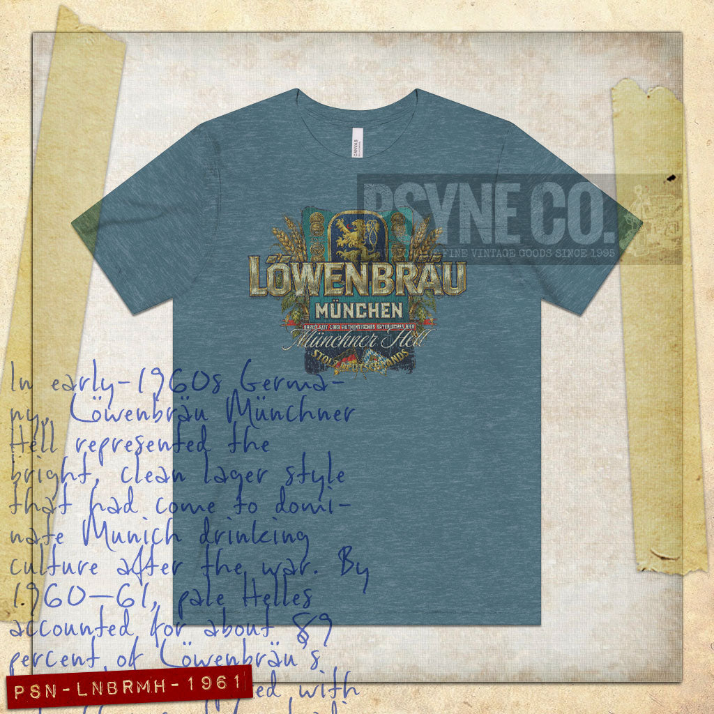 Löwenbräu Münchner Hell 1961 Vintage Men's T-Shirt