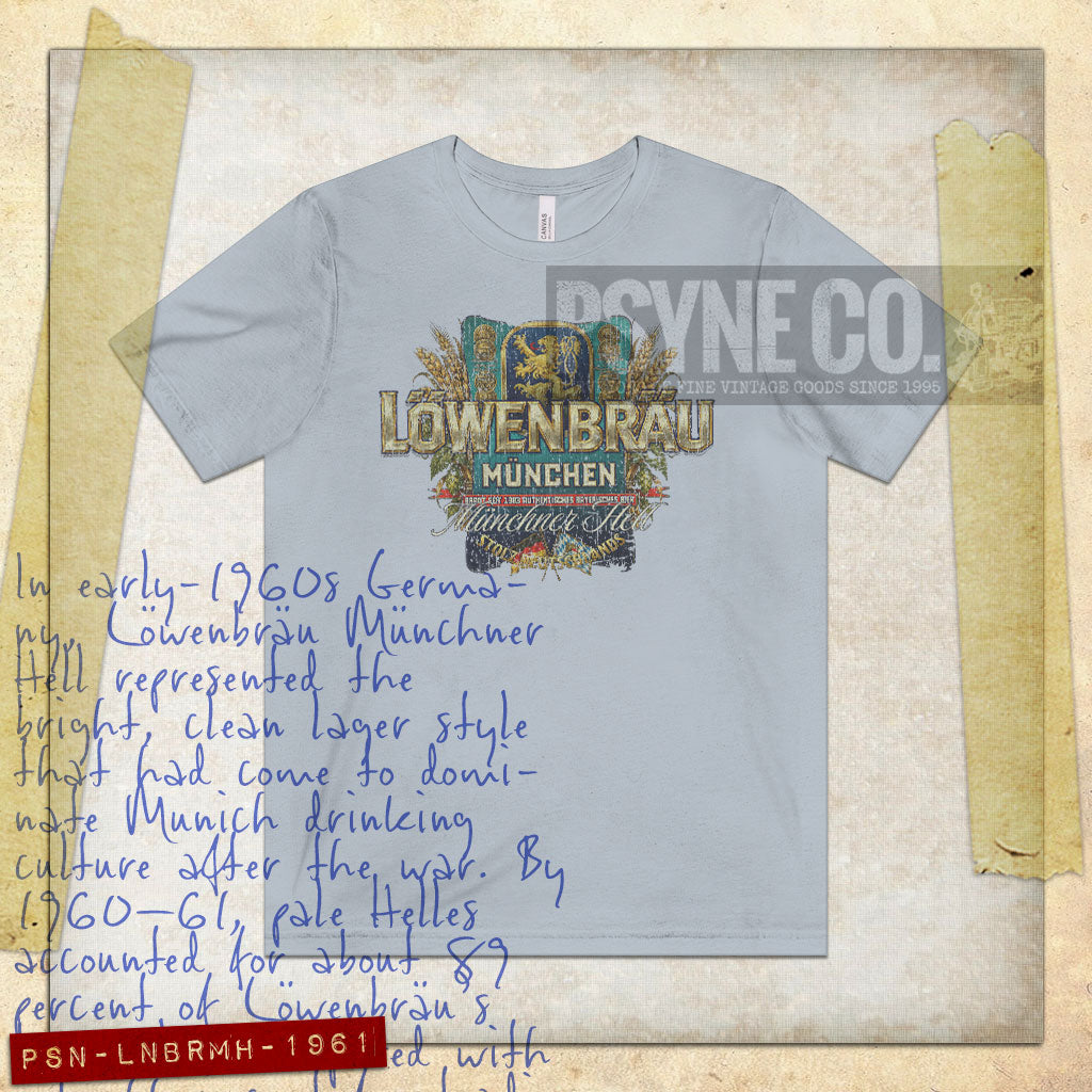 Löwenbräu Münchner Hell 1961 Vintage Men's T-Shirt