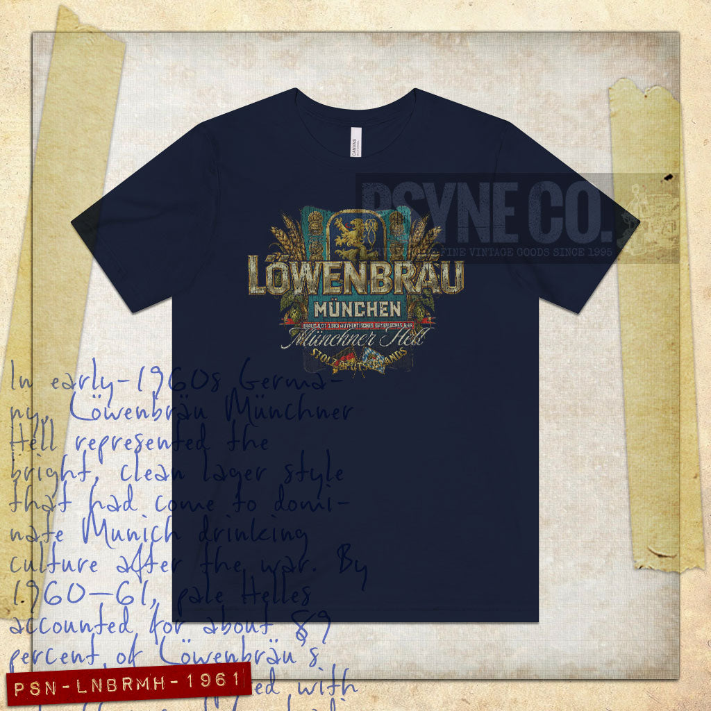 Löwenbräu Münchner Hell 1961 Vintage Men's T-Shirt