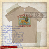 Lion of Judah Jah Rastafari 1983 Vintage Men's T-Shirt