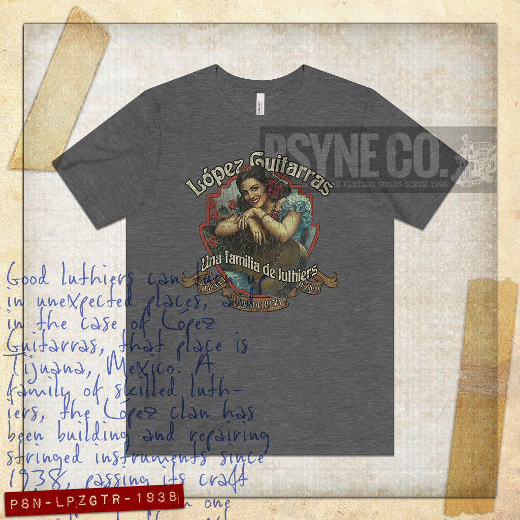 López Guitarras 1938 Vintage Men's T-Shirt