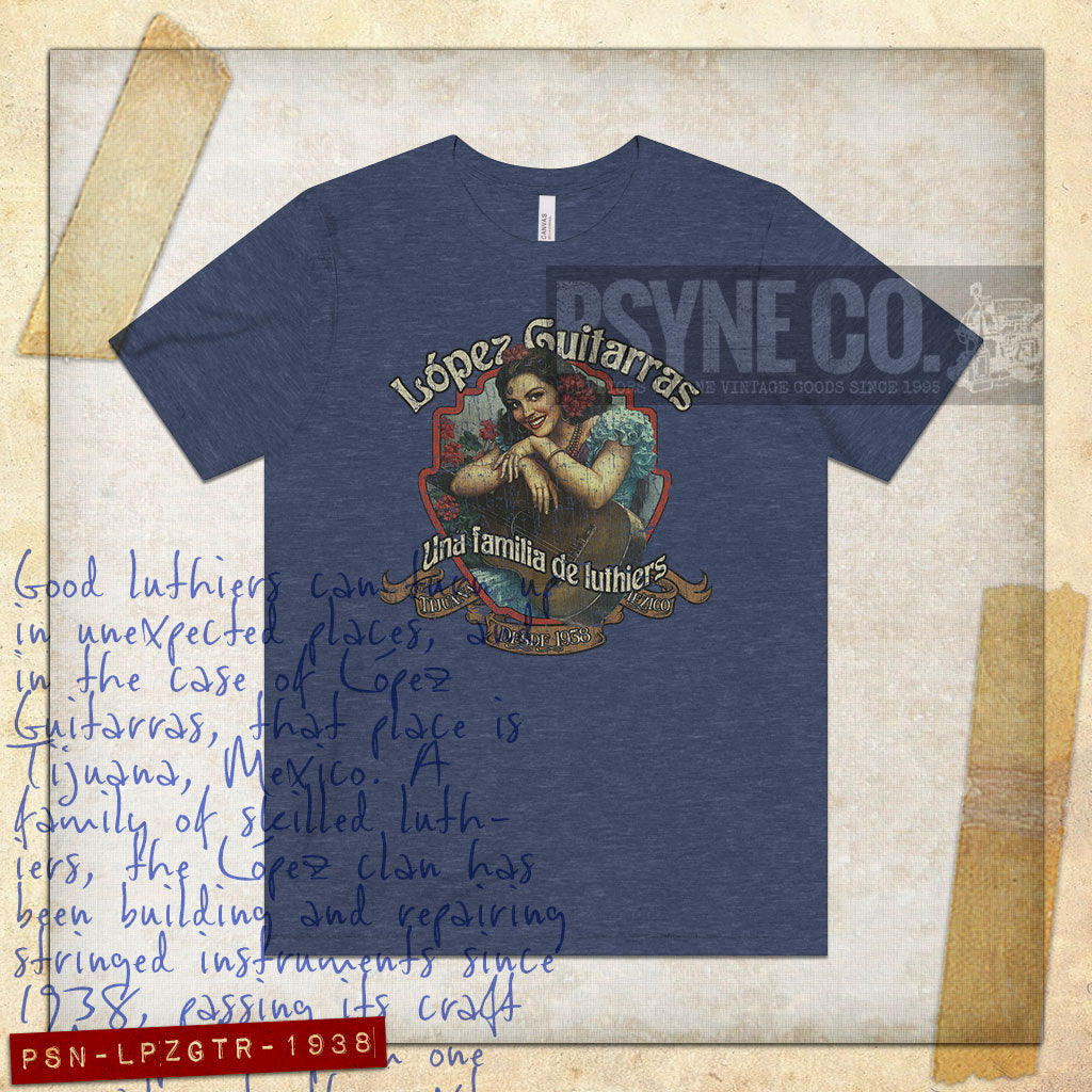 López Guitarras 1938 Vintage Men's T-Shirt