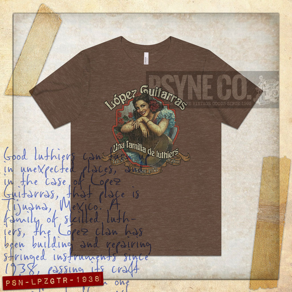 López Guitarras 1938 Vintage Men's T-Shirt