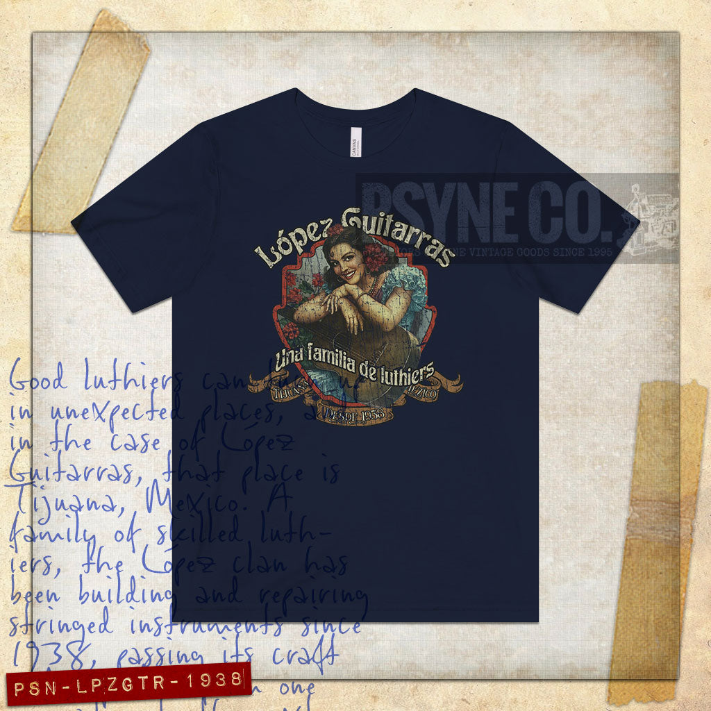 López Guitarras 1938 Vintage Men's T-Shirt