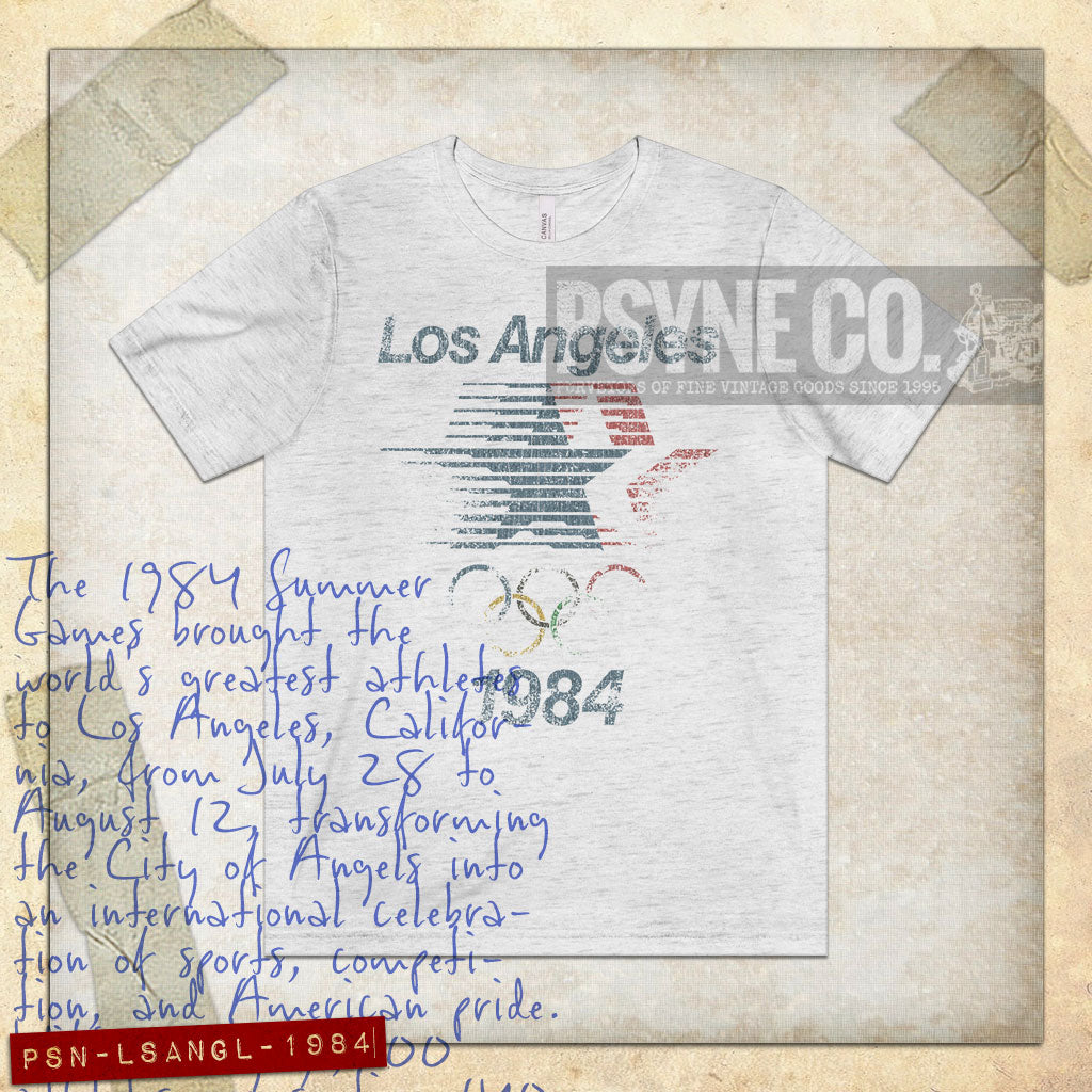 Los Angeles 1984 Vintage Men's T-Shirt