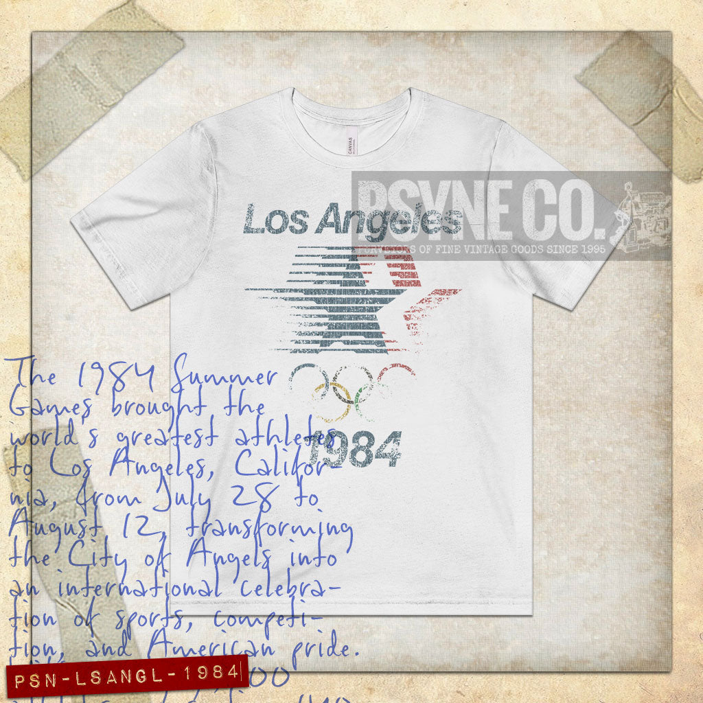 Los Angeles 1984 Vintage Men's T-Shirt