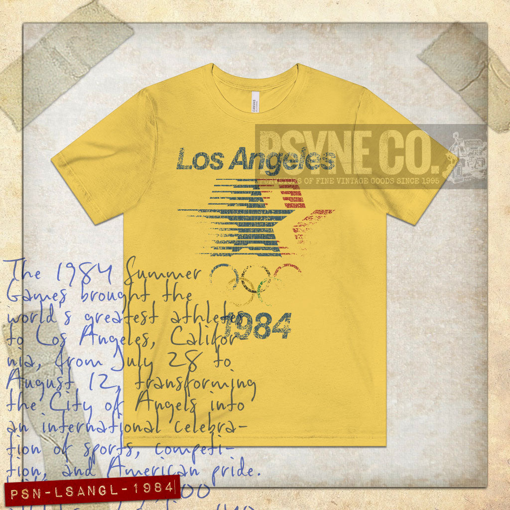 Los Angeles 1984 Vintage Men's T-Shirt