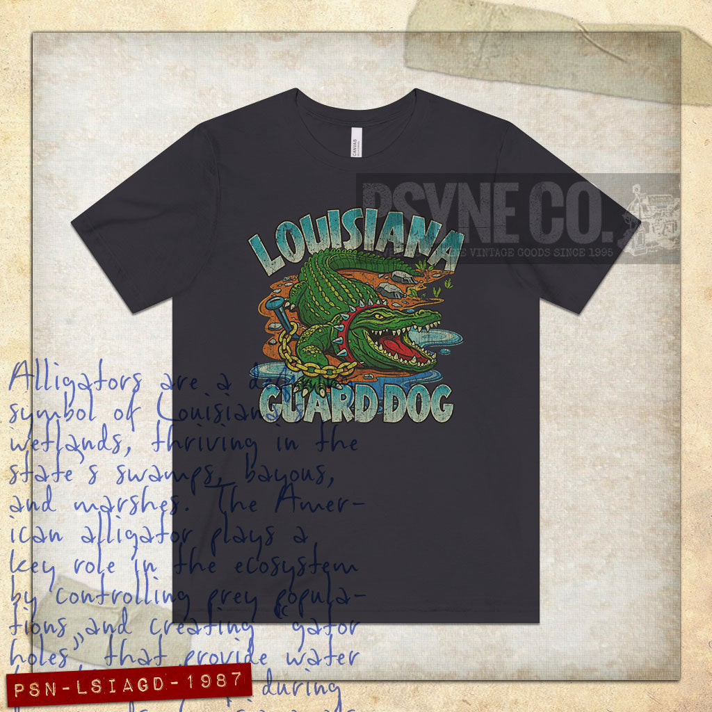 Louisiana Guard Dog 1987 Vintage Men's T-Shirt