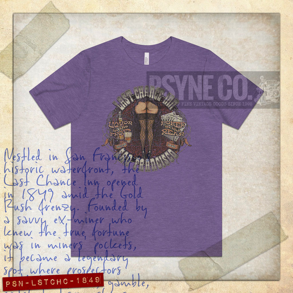 Last Chance Inn San Francisco 1849 Vintage Men's T-Shirt