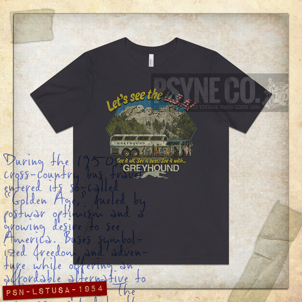 Let’s see the USA! 1954 Vintage Men's T-Shirt