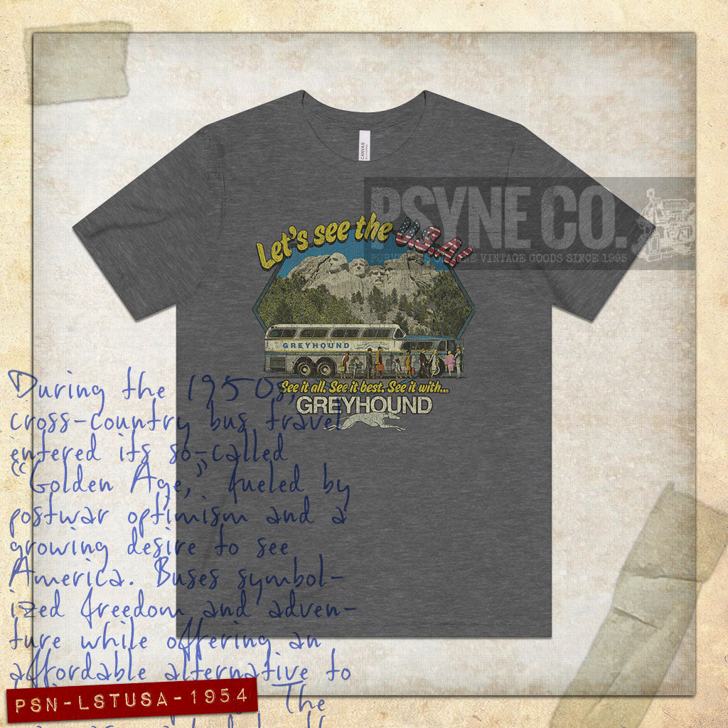 Let’s see the USA! 1954 Vintage Men's T-Shirt