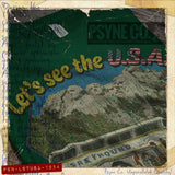 Let’s see the USA! 1954 Vintage Men's T-Shirt