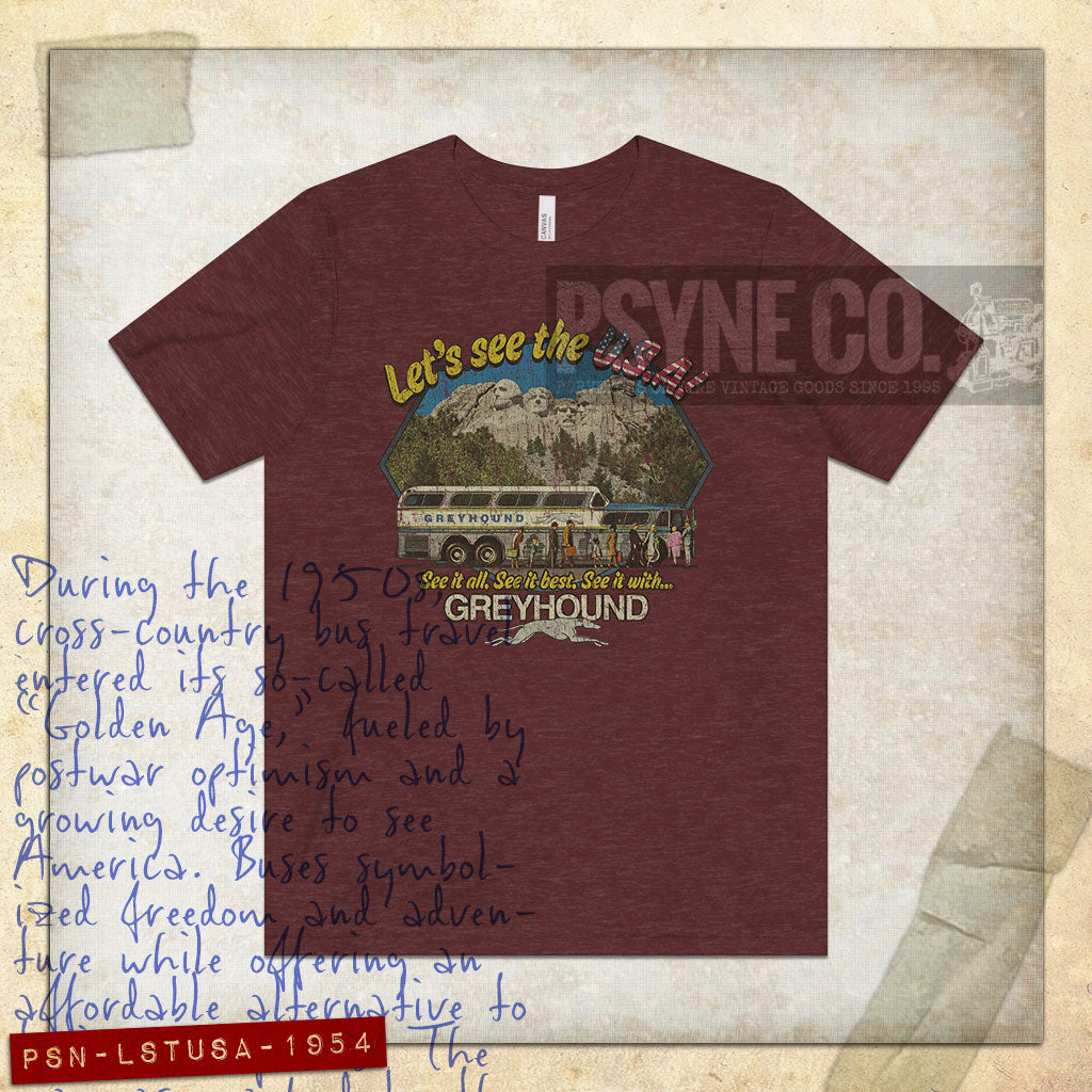 Let’s see the USA! 1954 Vintage Men's T-Shirt