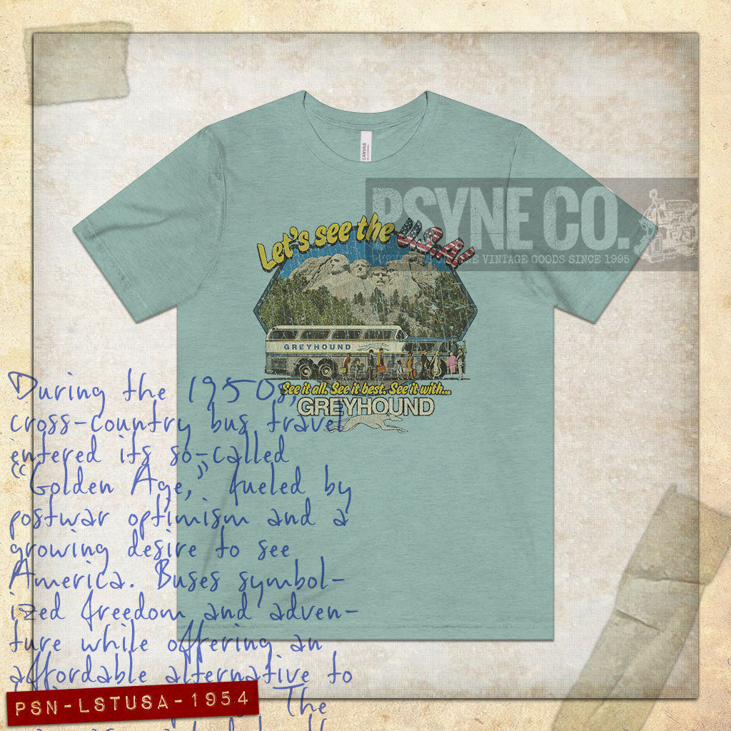 Let’s see the USA! 1954 Vintage Men's T-Shirt
