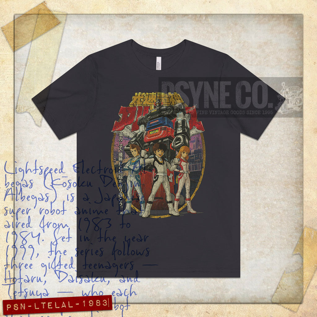 Lightspeed Electroid Albegas 1983 Vintage Men's T-Shirt