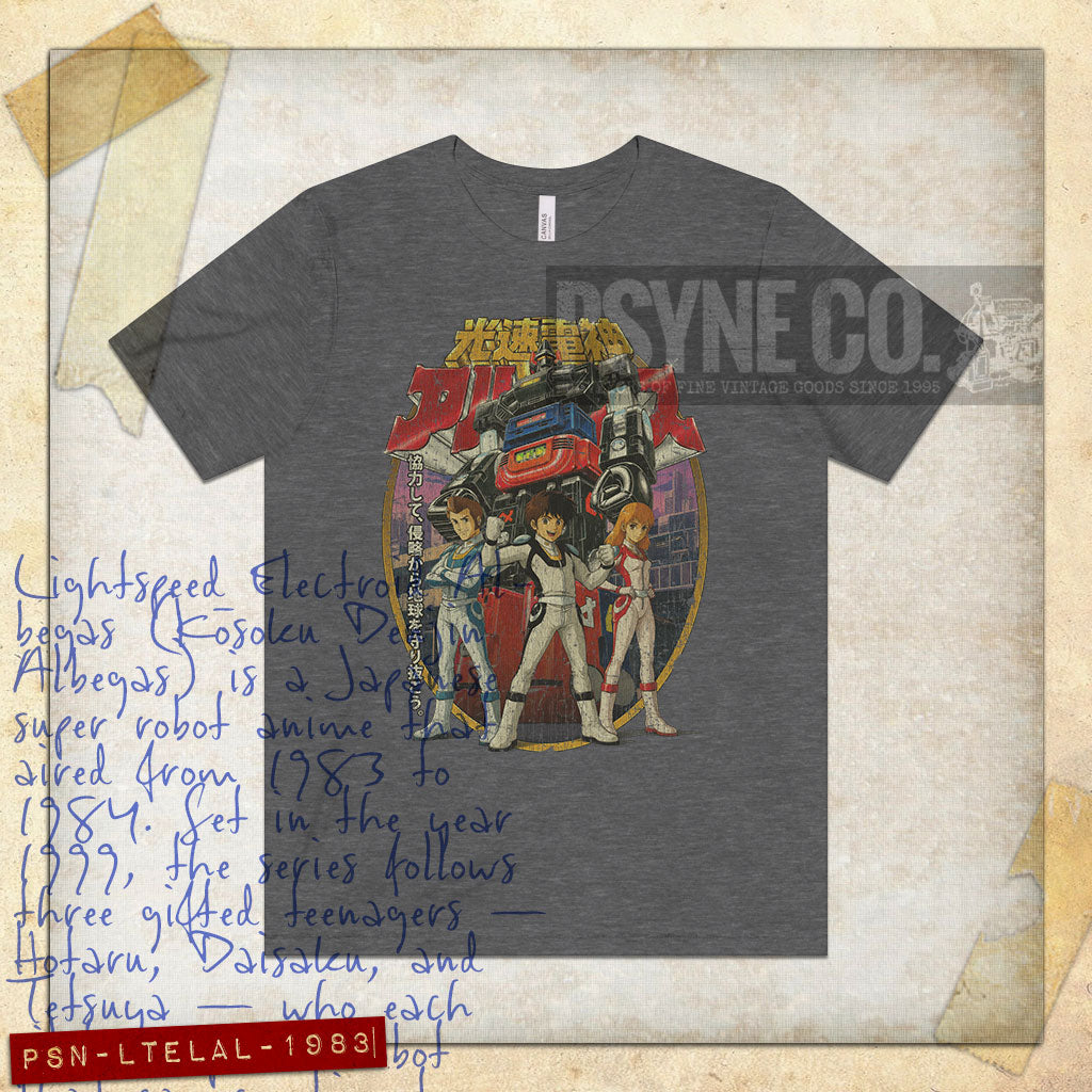 Lightspeed Electroid Albegas 1983 Vintage Men's T-Shirt