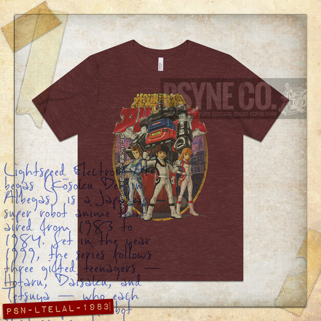 Lightspeed Electroid Albegas 1983 Vintage Men's T-Shirt