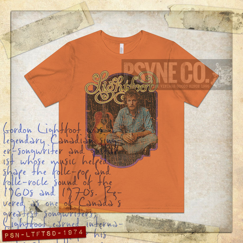 Lightfoot Sundown 1974 Vintage Men’s T-Shirt