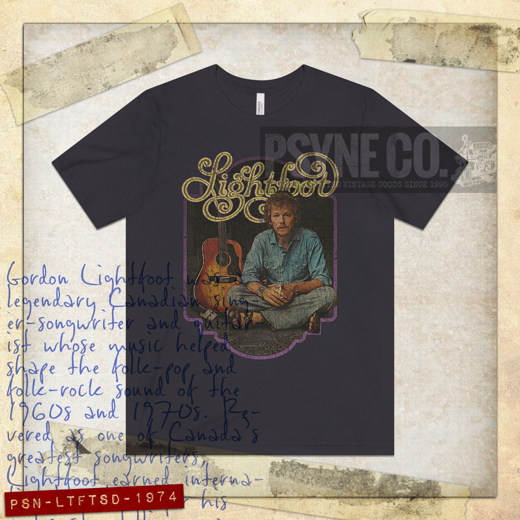 Lightfoot Sundown 1974 Vintage Men’s T-Shirt