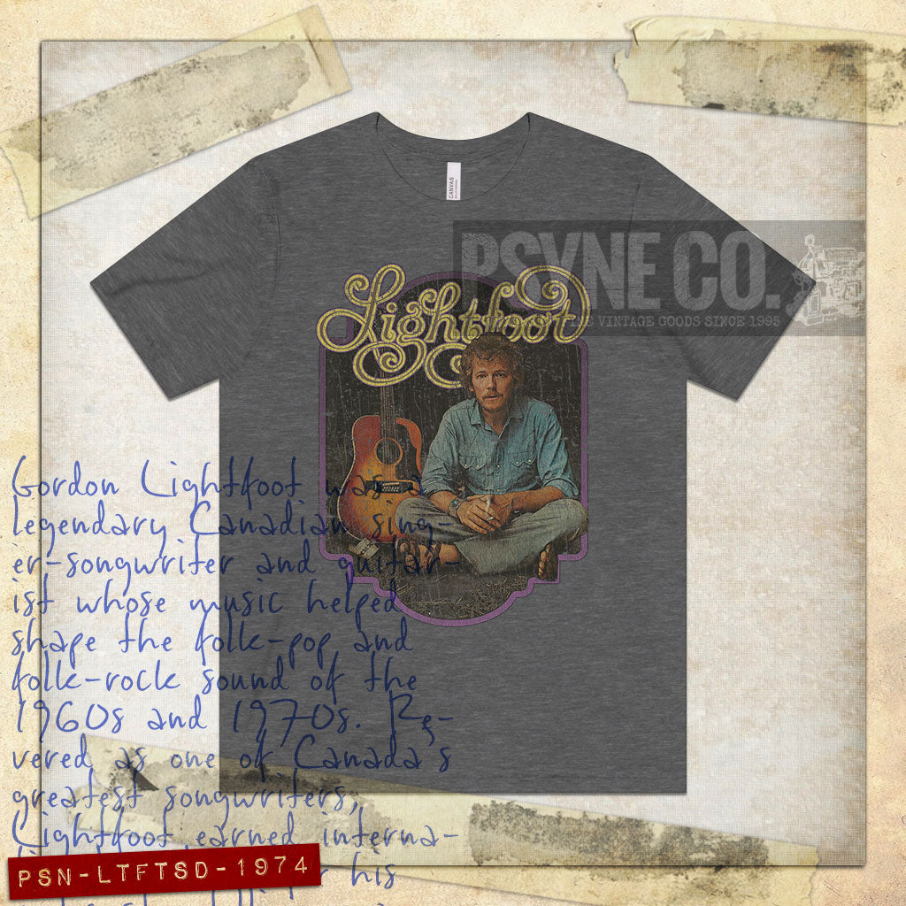 Lightfoot Sundown 1974 Vintage Men’s T-Shirt