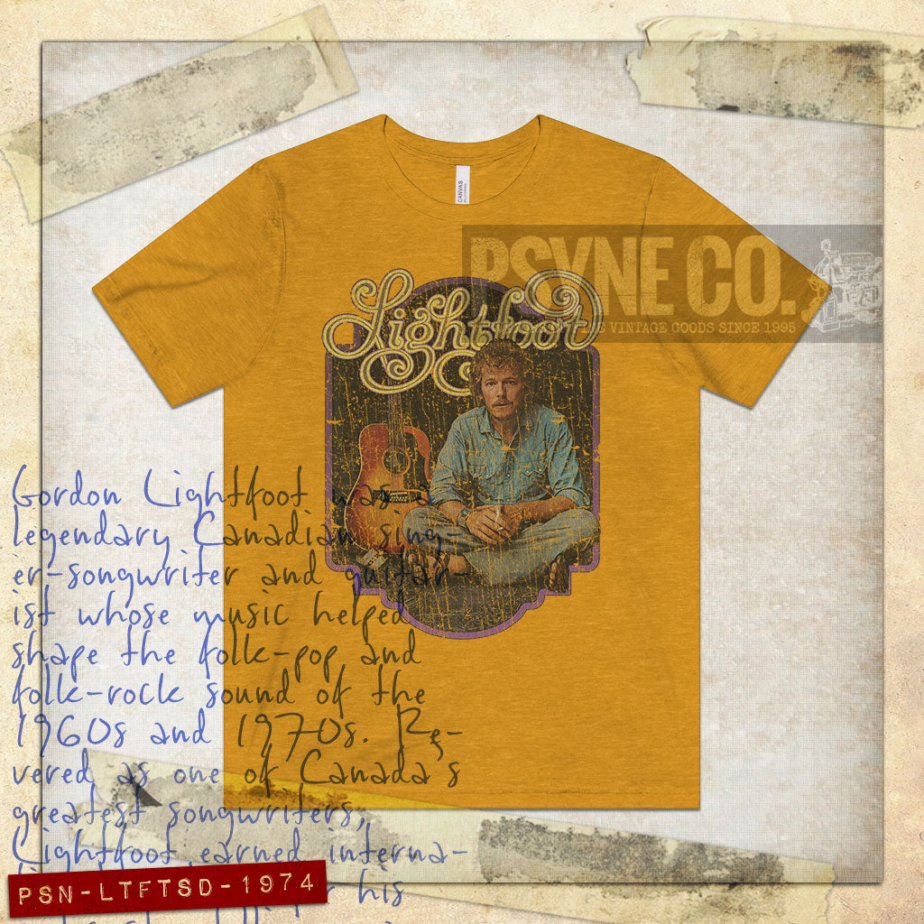 Lightfoot Sundown 1974 Vintage Men’s T-Shirt