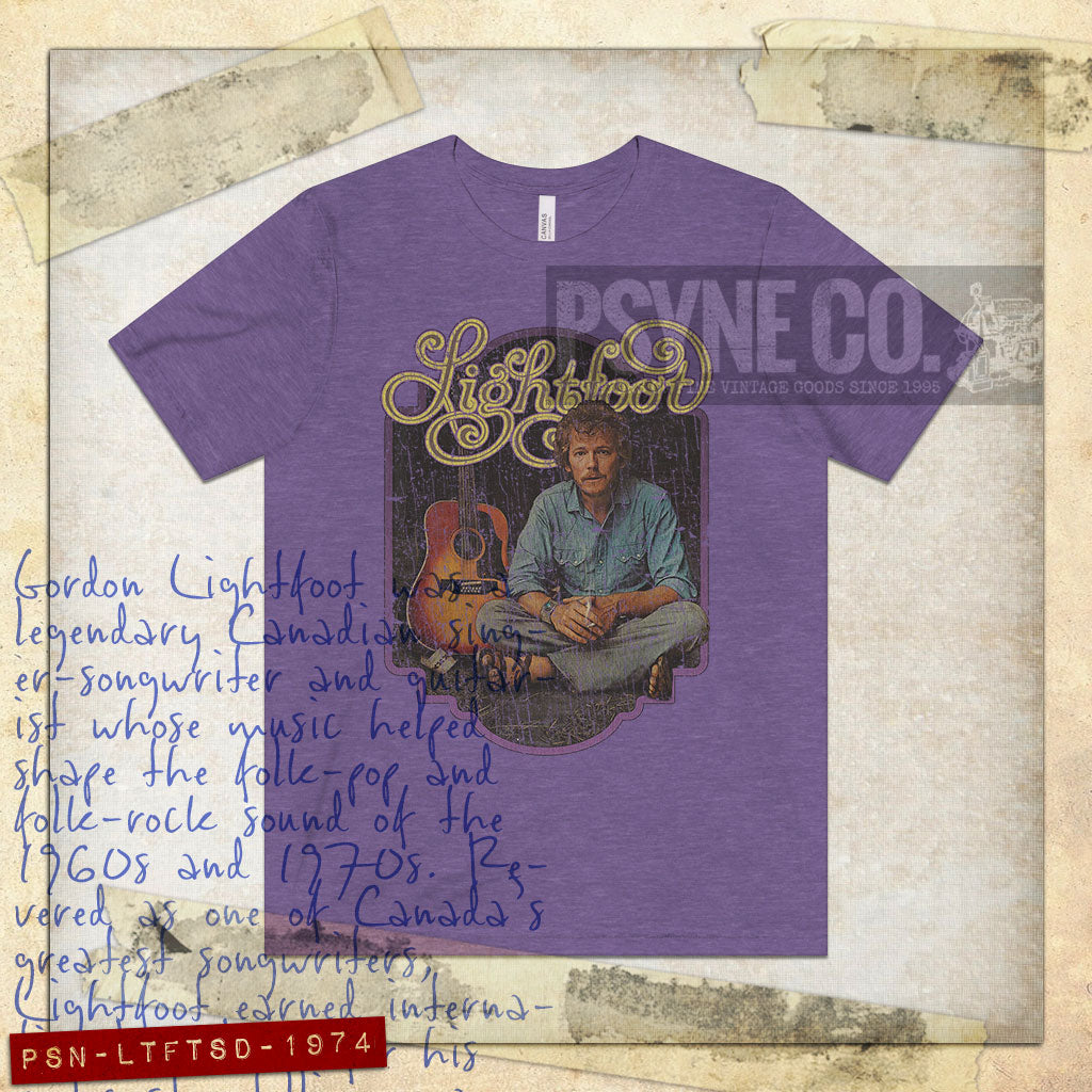 Lightfoot Sundown 1974 Vintage Men’s T-Shirt