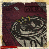 Love Battery Dayglo 1992 Vintage Men's T-Shirt