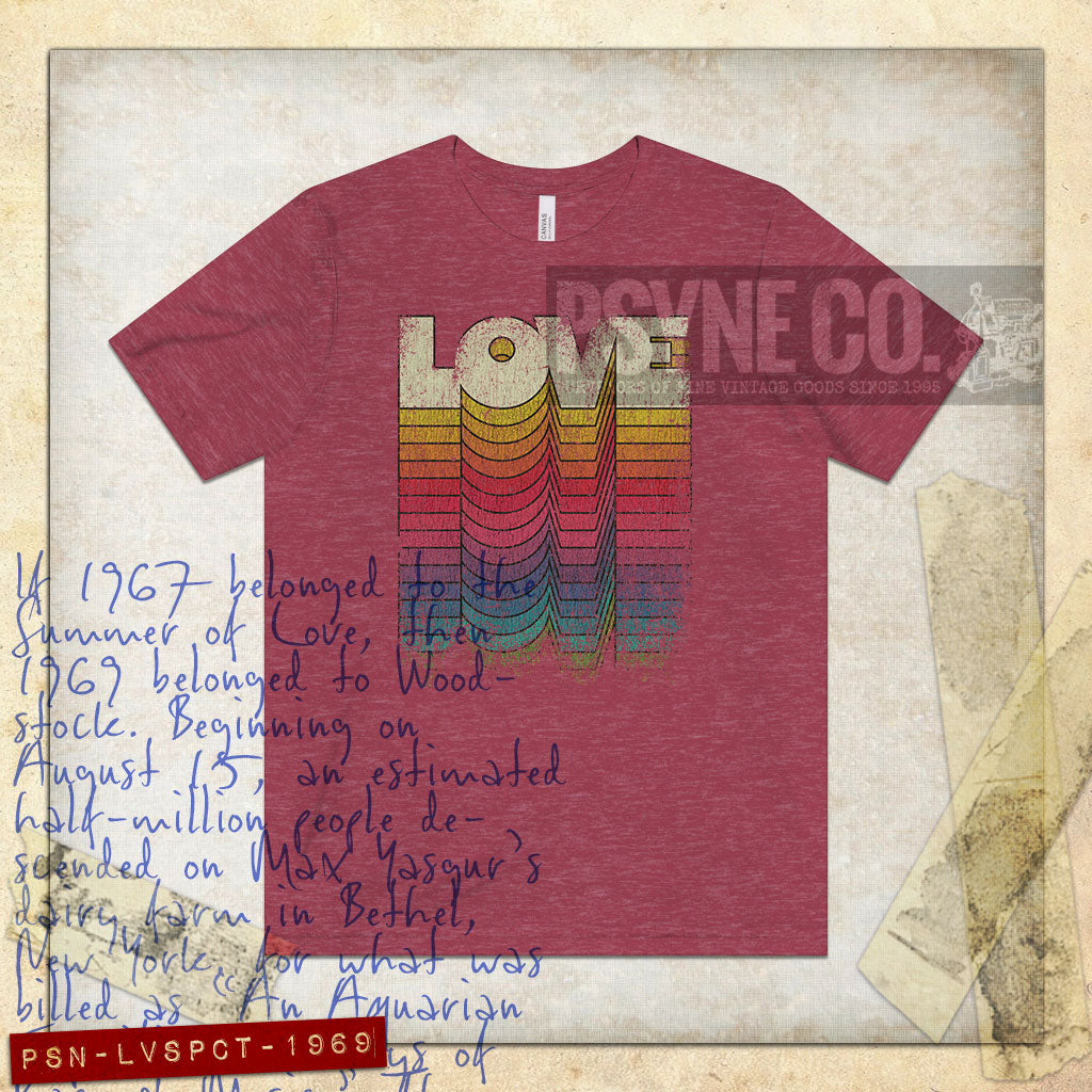 Love Spectrum 1969 Vintage Men's T-Shirt