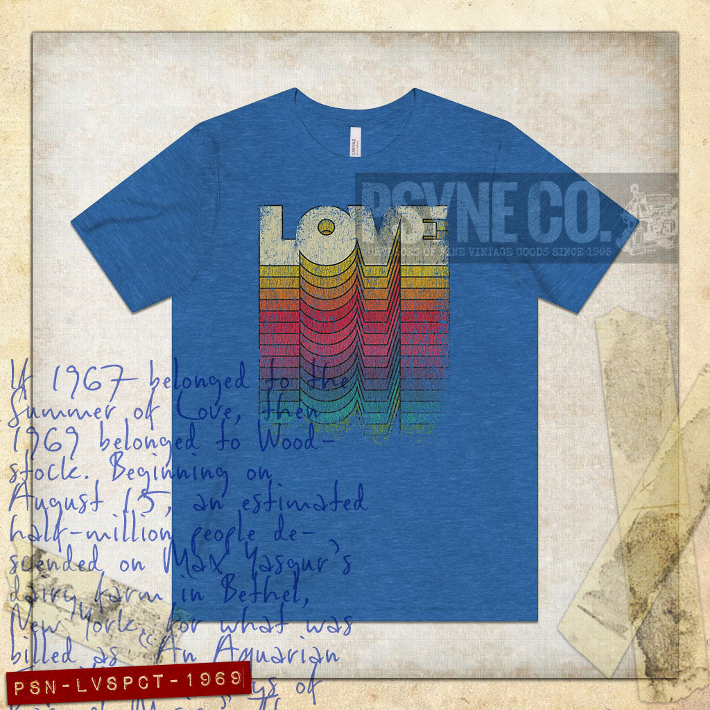 Love Spectrum 1969 Vintage Men's T-Shirt