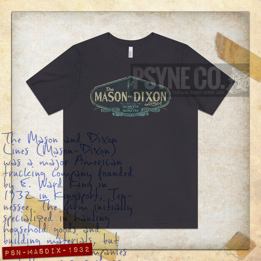 Mason and Dixon Lines Trucking 1932 Vintage Men's T-Shirt