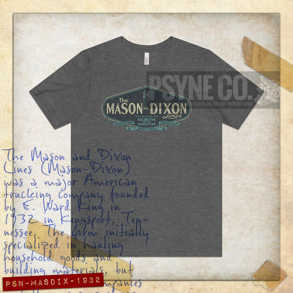 Mason and Dixon Lines Trucking 1932 Vintage Men's T-Shirt