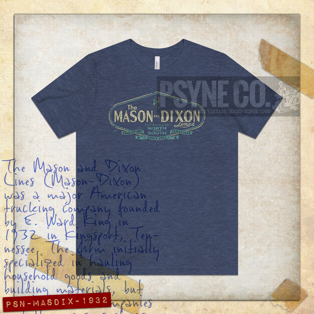 Mason and Dixon Lines Trucking 1932 Vintage Men's T-Shirt