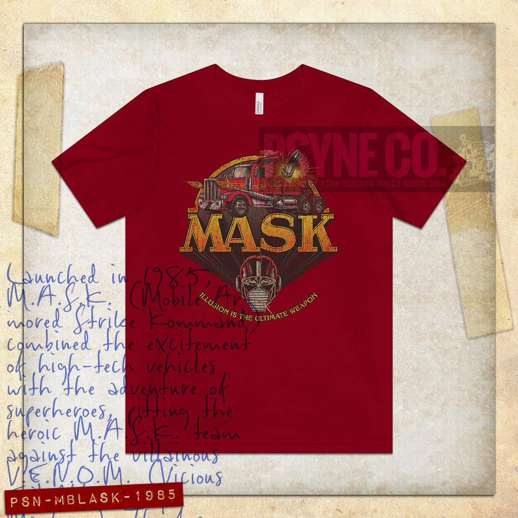 M.A.S.K. - Mobile Armored Strike Kommand 1985 Vintage Men's T-Shirt