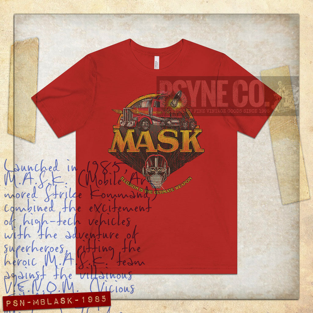 M.A.S.K. - Mobile Armored Strike Kommand 1985 Vintage Men's T-Shirt
