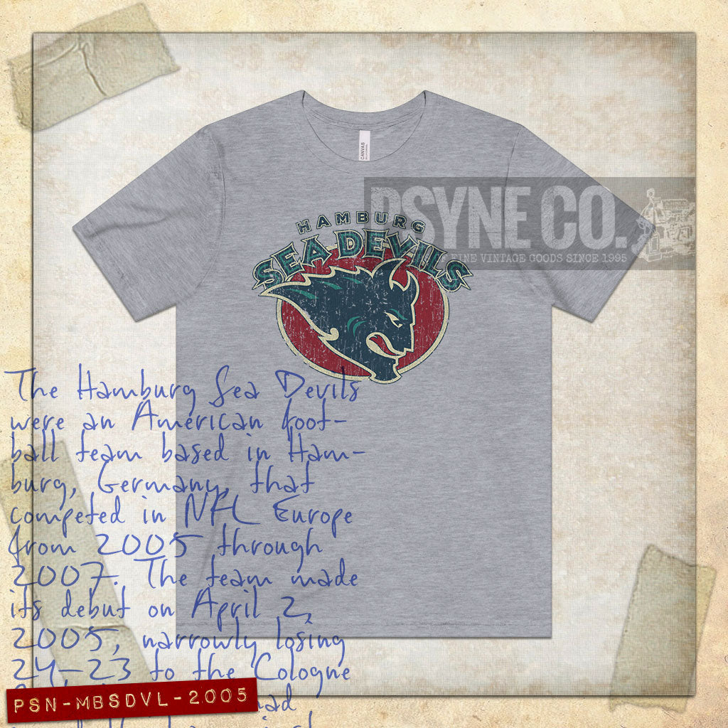 Hamburg Sea Devils 2005 Vintage Men's T-Shirt