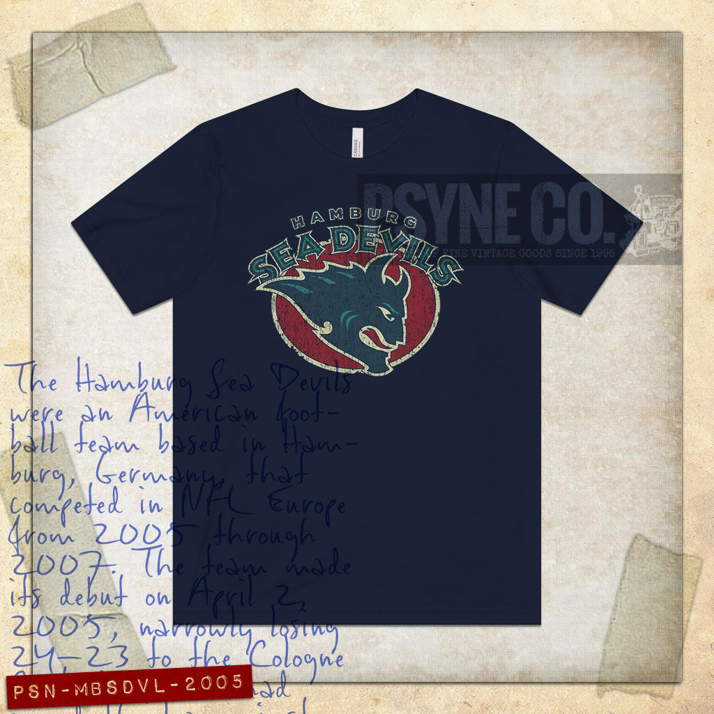 Hamburg Sea Devils 2005 Vintage Men's T-Shirt