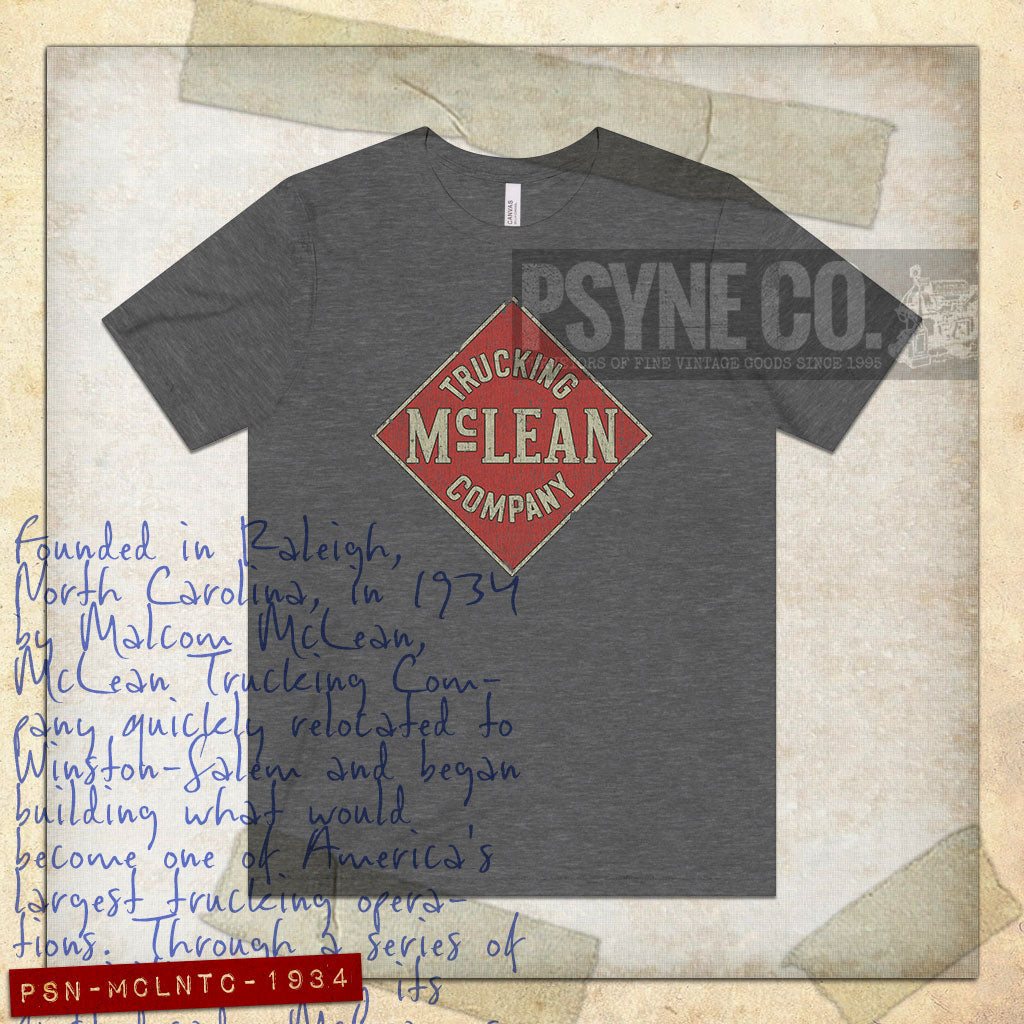 PSN-MCLNTC-1934	McLean Trucking Company 1934 Vintage Men's T-Shirt