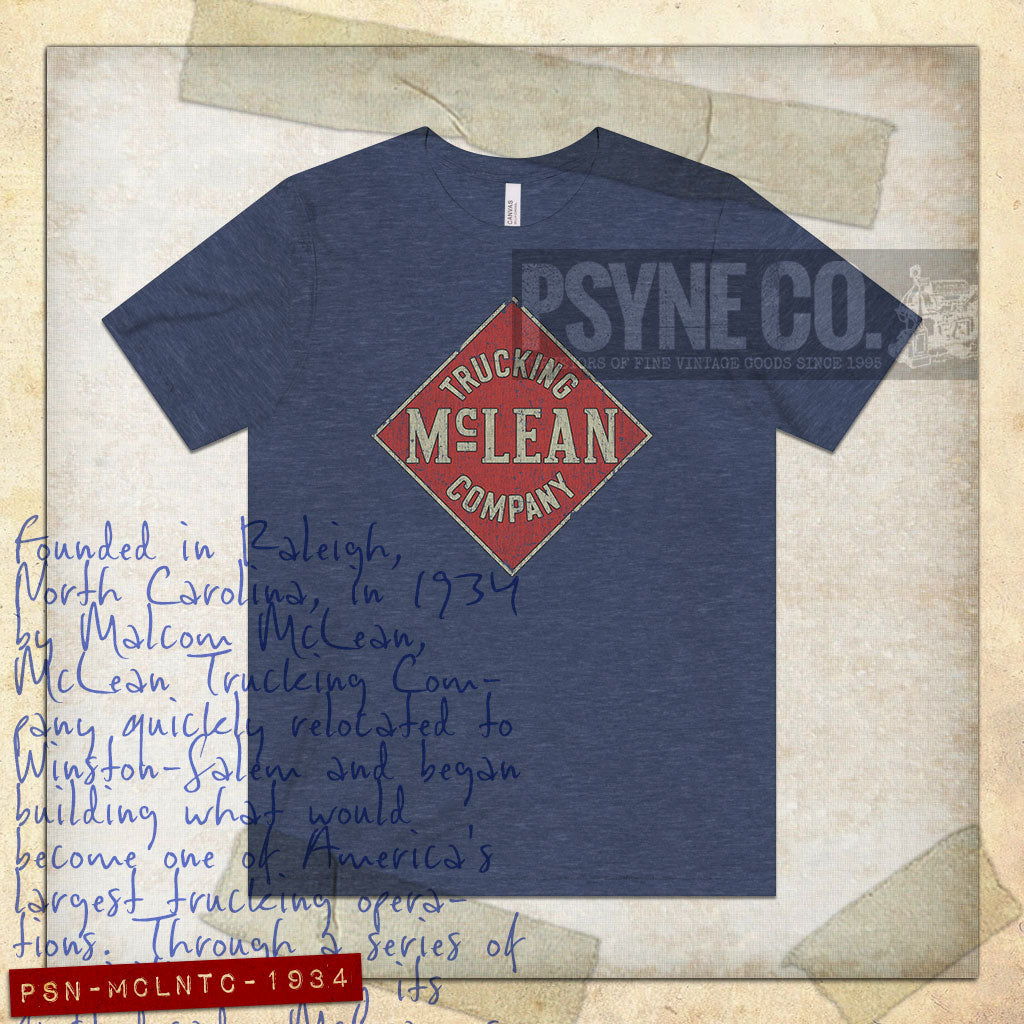 PSN-MCLNTC-1934	McLean Trucking Company 1934 Vintage Men's T-Shirt