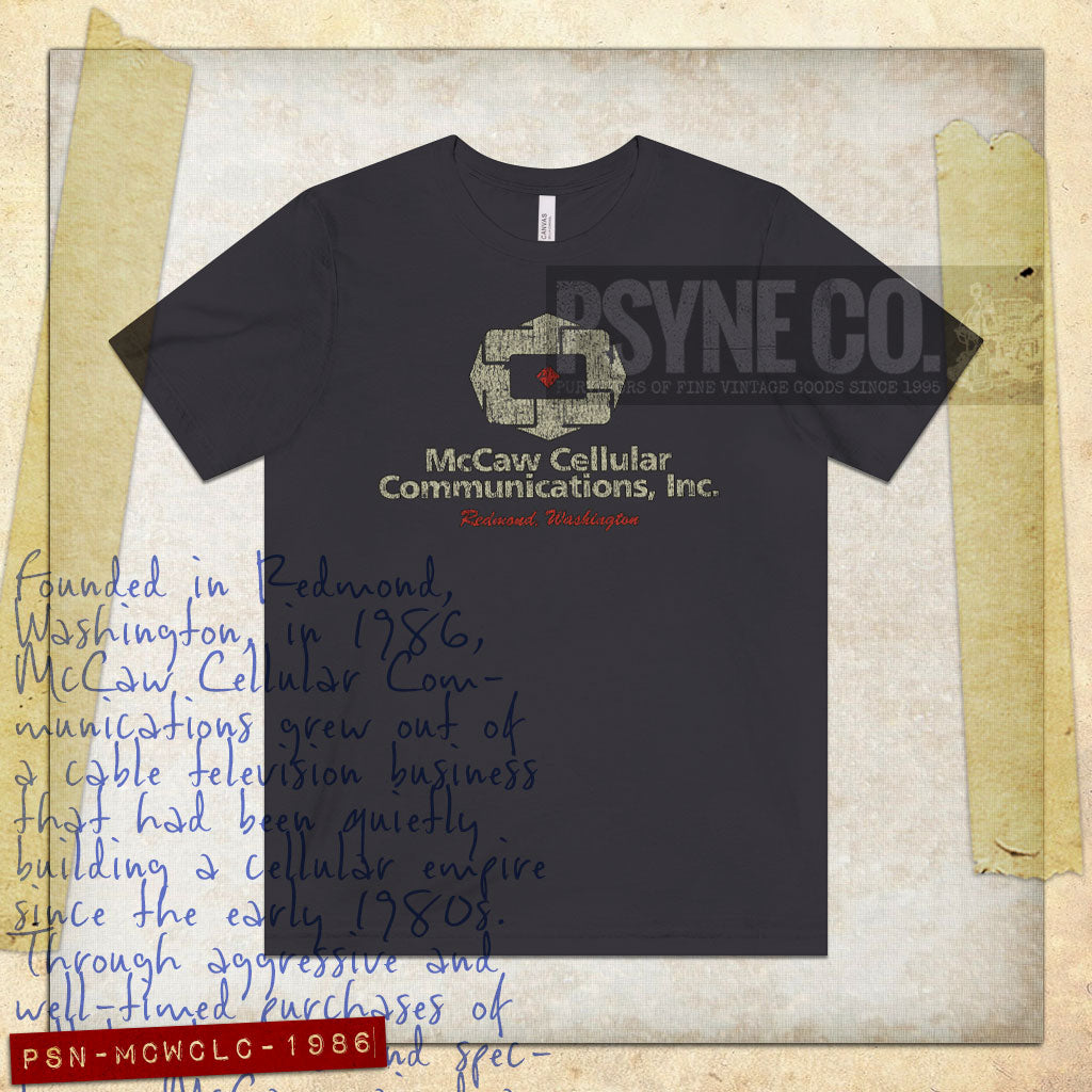 McCaw Cellular Communications 1986 Vintage Men's T-Shirt