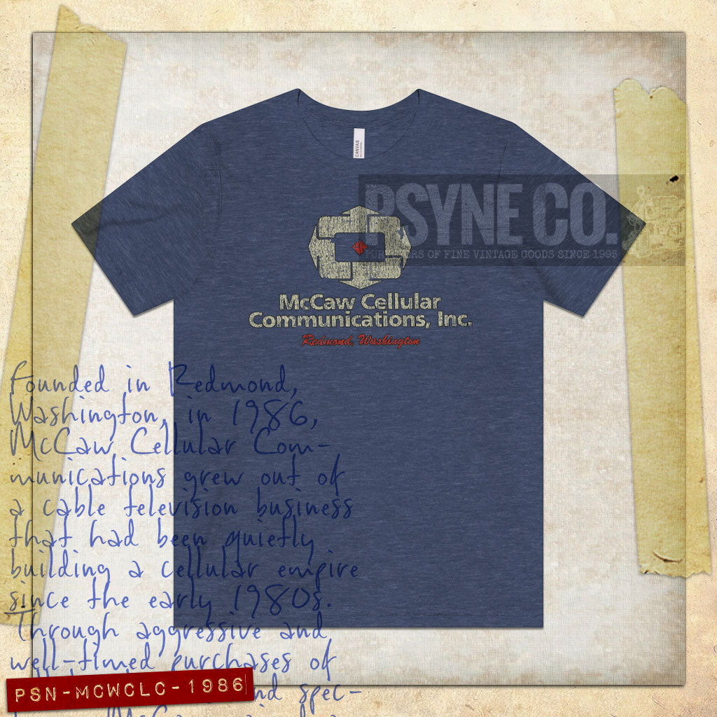 McCaw Cellular Communications 1986 Vintage Men's T-Shirt