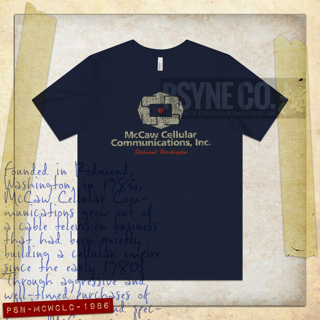 McCaw Cellular Communications 1986 Vintage Men's T-Shirt