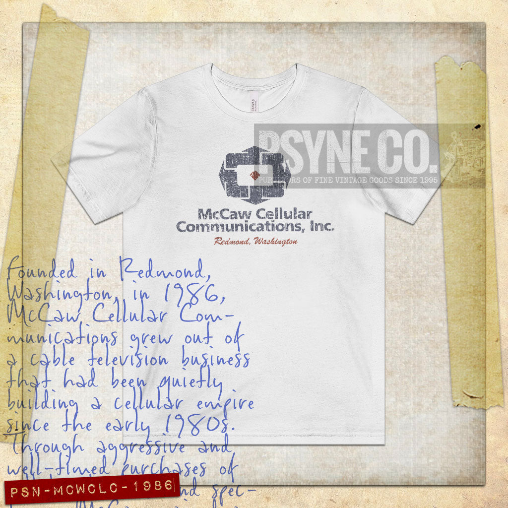 McCaw Cellular Communications 1986 Vintage Men's T-Shirt