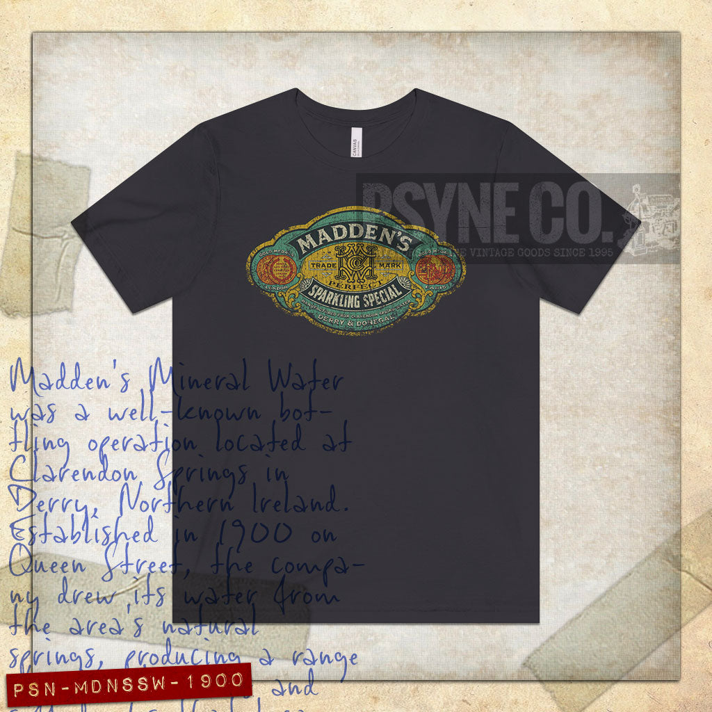 Madden's Sparkling Special Water 1900 Vintage Men’s T-Shirt