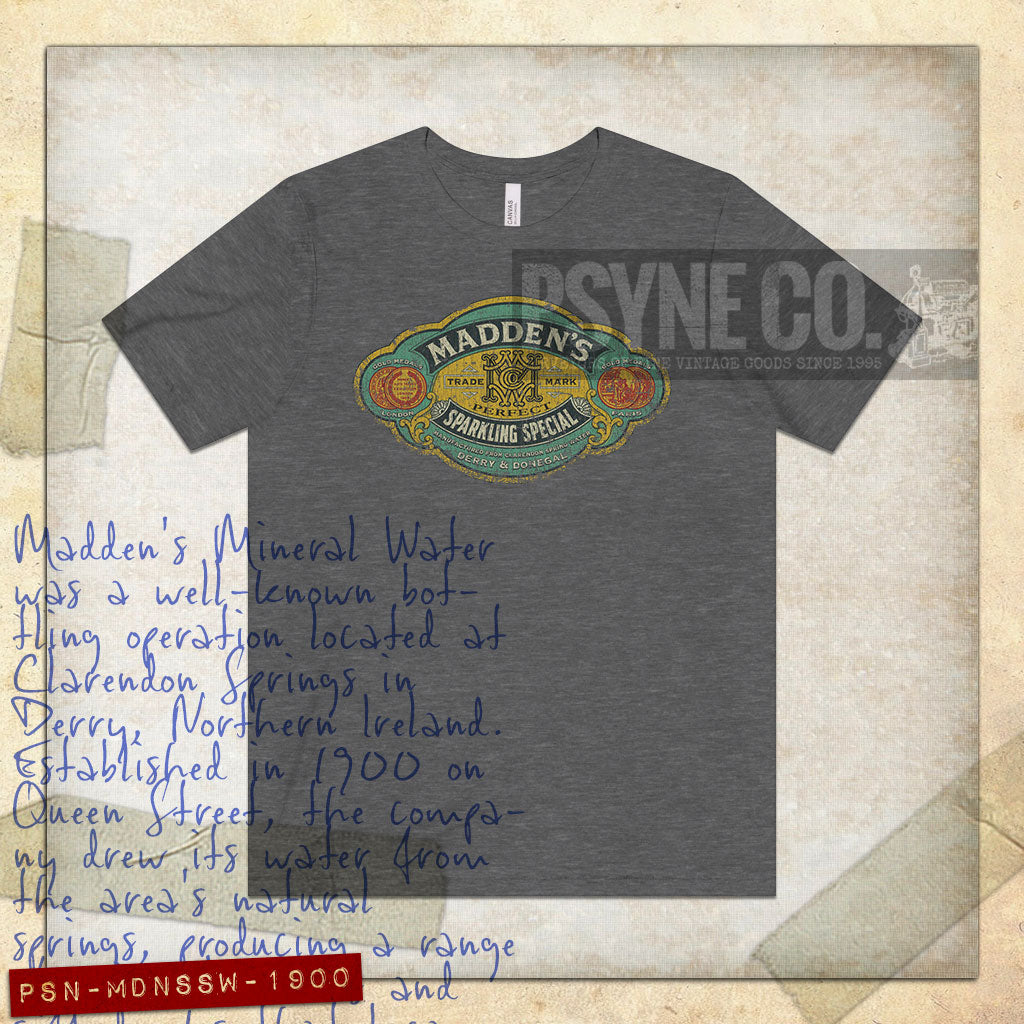 Madden's Sparkling Special Water 1900 Vintage Men’s T-Shirt