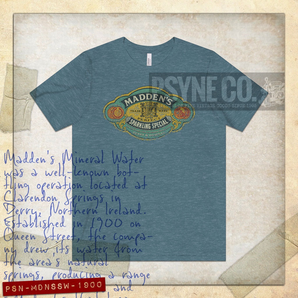 Madden's Sparkling Special Water 1900 Vintage Men’s T-Shirt