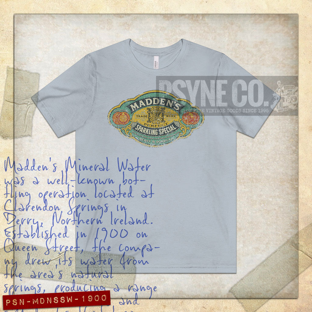Madden's Sparkling Special Water 1900 Vintage Men’s T-Shirt