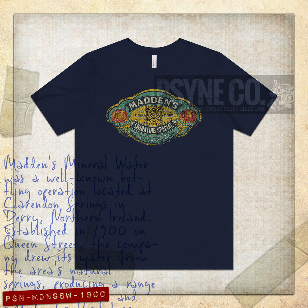 Madden's Sparkling Special Water 1900 Vintage Men’s T-Shirt