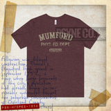 Mumford Phys. Ed. Dept. Detroit 1952 Vintage Men's T-Shirt